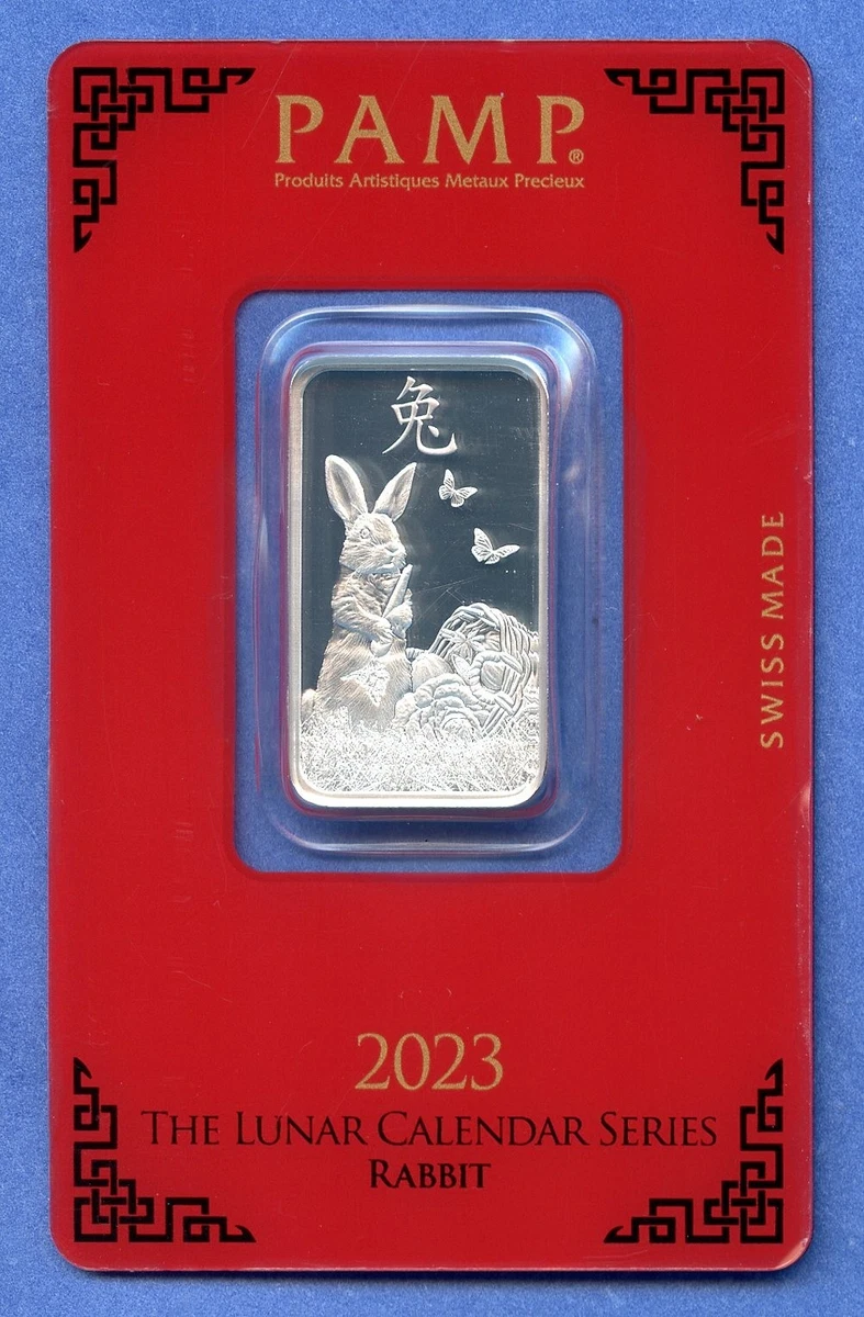 Pamp Suisse 0.999 Silver Bullion Bars & Rounds 10 g Precious Metal