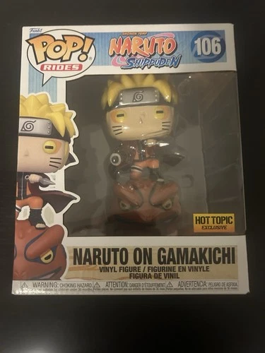 Funko Pop! Rides Naruto & Gamakichi #106 Hot Topic Exclusive Vinyl Figure