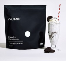 PROMIX Grass Fed Whey Isolate COOKIES & CREAM 2.5lb Clean Protein Exp 02/2028