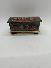 Vtg 1991 Ardleigh Elliott & Sons Russian Nutcracker Porcelain Lidded Music Box