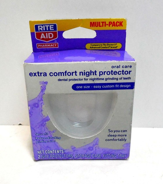 New Rite Aid Extra Comfort Night Protector Mouth Guard with Storage