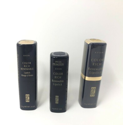Vintage Avon Color Rich Renewable Lipstick NOS Sealed - CHOOSE YOUR SHADE