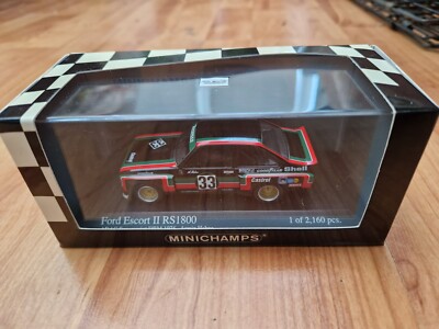 MINICHAMPS 1:43 Ford Escort II RS1800 SuperSprint DRM 1976 Modellauto