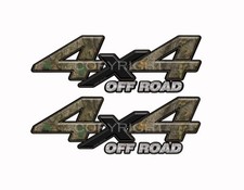 4x4 Off Road Forest Camo Adhesive Vinyl Graphic Decals Truck Stickers 8 2 Pack