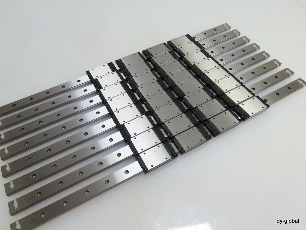THK Used 4SRS9WNQZ+530L LM Guide Linear Bearing 1Rail 4Block