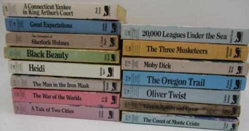 Vtg of 15 Moby Books Illustrated Classic Editions Mini Paperback Books