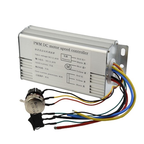 DC 10-60V 4000W PWM DC Motor Speed Control Brush Controller ZW70A108S Adjustable