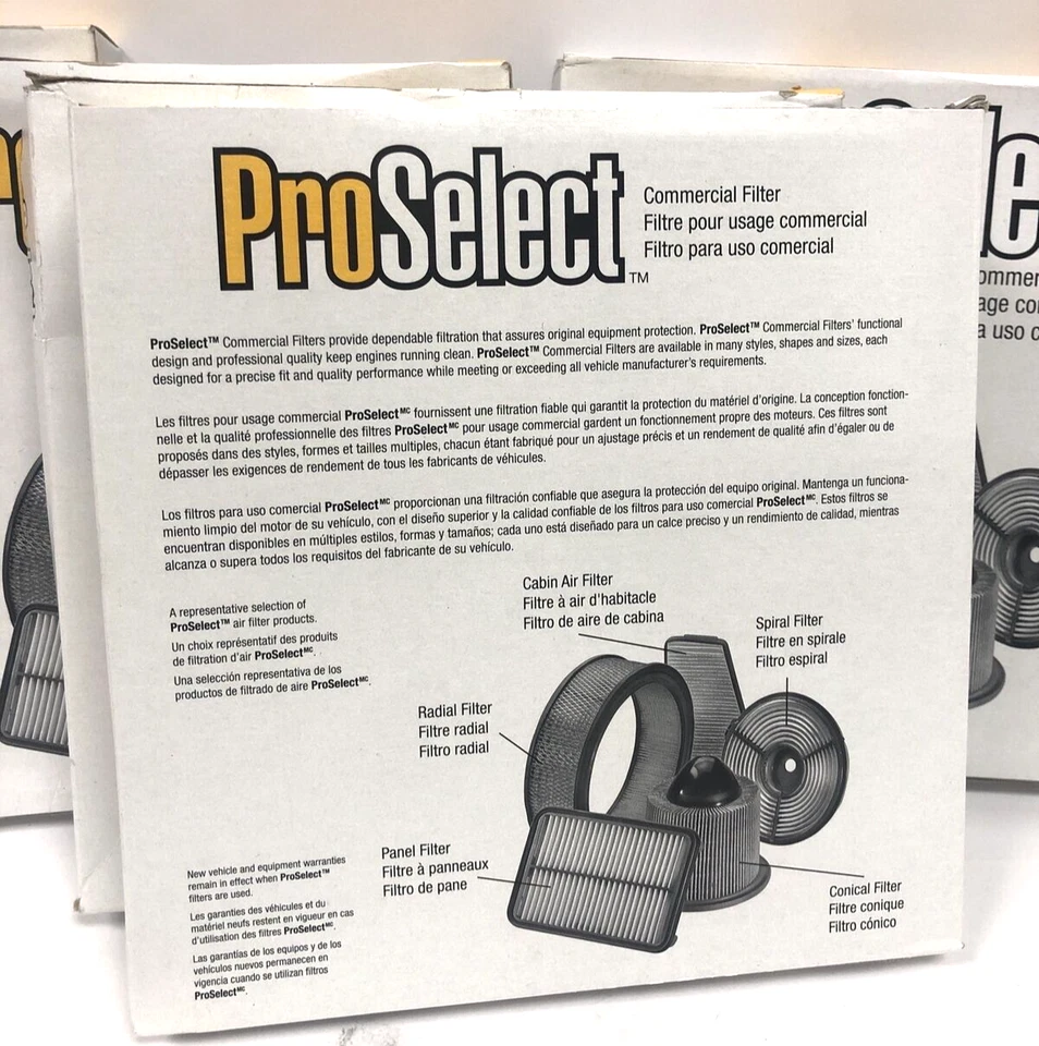 6 Pack NAPA ProSelect Cabin Air Filters Toyota Camry 07-17 Corolla 09-19 Scion - Image 2 of 4