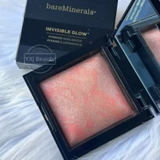 New BareMinerals Invisible Glow Highlighter Powder~Dark To Deep~Full size~Rare