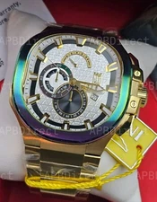 Invicta- JASON TAYLOR #139 Oscillating Chronograph - GOLD PLATED - mens watch