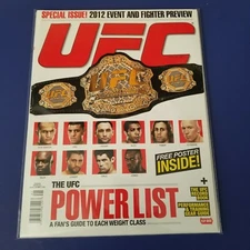 UFC #12 Winter 2012 Magazine: The UFC Power List - MMA Special Issue Collectible