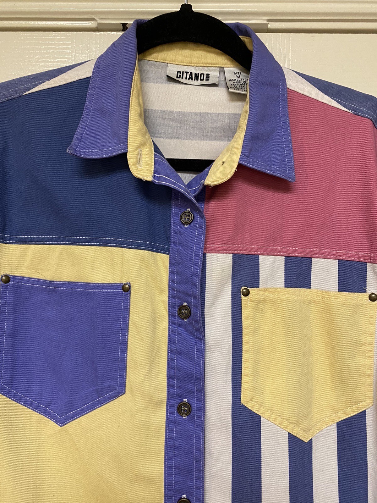 Boy's 2-Piece Outfit Set - Color Block Button Down Shirt & Cargo Shorts | Casual Holiday Clothing