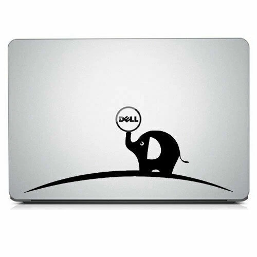 Baby Elephant On A Hill Decal Sticker for Macbook Air Pro Dell HP Samsung Laptop - Image 2 of 4