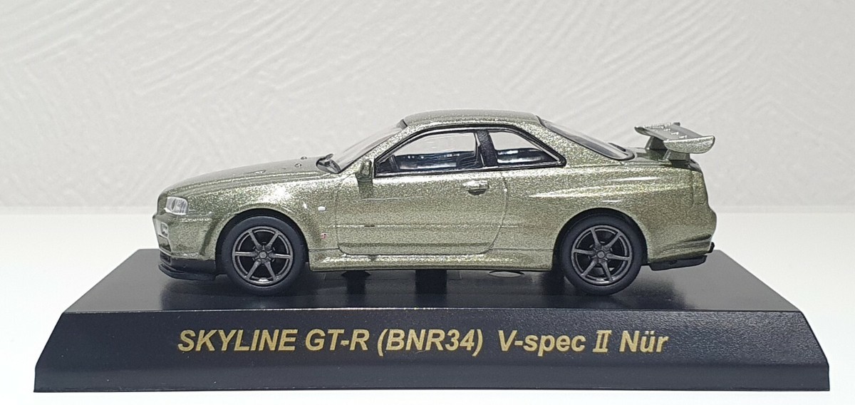 1/64 Kyosho NISSAN SKYLINE GT-R R34 BNR34 MILLENIUM JADE V