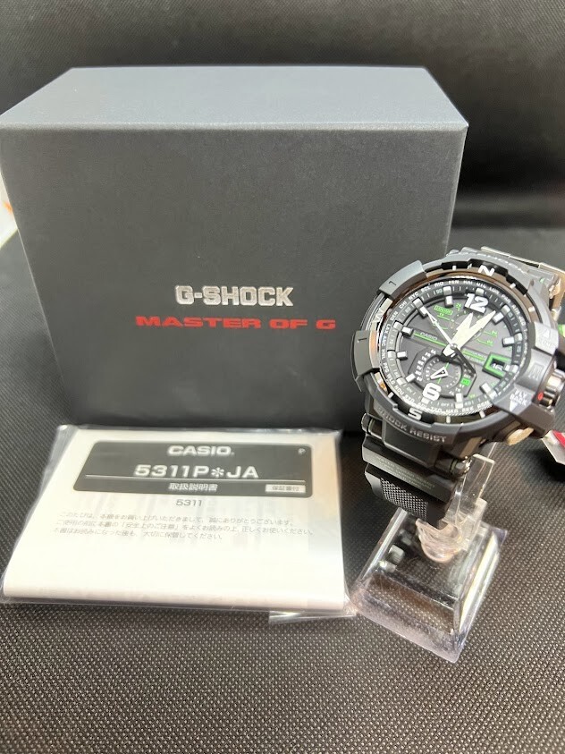 CASIO G-shock GW-A1100-1A3JF Sky Cockpit Gravitymaster Black CASIO G-shock GW-A1100-1A3JF Sky Cockpit Gravitymaster Black