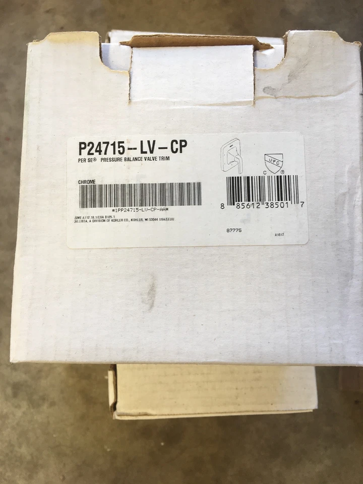 Válvula de equilibrio de presión Kohler Kallista P24715-LV-CP per se en cromo Foto 2 de 2