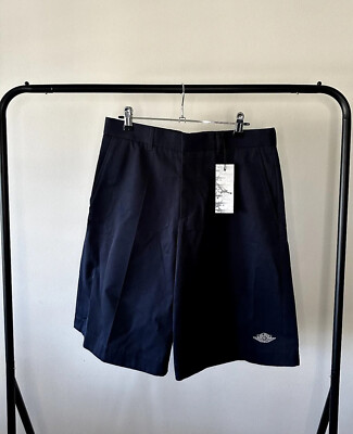 Air Jordan x Dior Navy Cotton Shorts  Air Dior  Wings Logo Men s Small UK/US 30