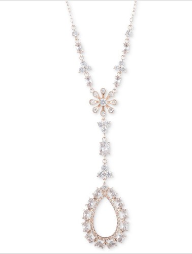 $38 Anne Klein rose gold tone crystal 