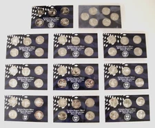 1999-2009 CLAD PROOF STATE QUARTER 56 Proof Coin Set