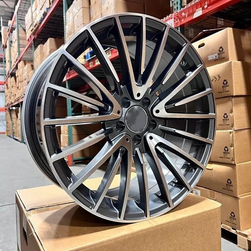 20" WHEELS FIT MERCEDES GLC300 GLC350 GLE350 GLE400 20X8.5 +30 5X112 RIMS SET 4 - Picture 2 of 4