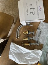 KBC Kitchen Bath Collection Classic Chrome Bathroom Faucet New