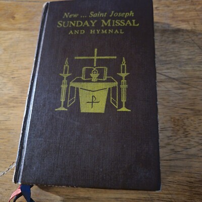 New St. Joseph Sunday Missal and Hymnal Catholic Publishing 1966 revised