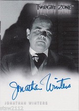 TWILIGHT ZONE SERIES 3 SHADOWS & SUBSTANCE A42 JONATHAN WINTERS AUTOGRAPH d.2013