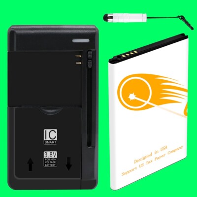 Long Lifespan 3920mAh Rechargeable Battery Charger Stylus for LG Harmony M257