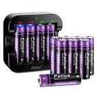Pallus 1.5v Lithium Wiederaufladbare AA Batterien AA Li-Ionen Akku 3000mWh LOT