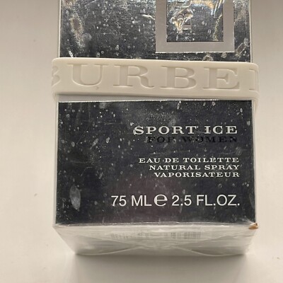 BURBERRY SPORT ICE EDT Spray For Women 2.5 oz 75 ml - NEW & SEALED