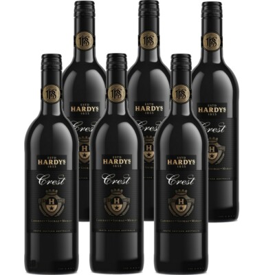 Hardys Crest Cabernet / Shiraz / Merlot Rotwein Australien 14% vol 6 x 75cl