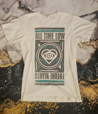 Adult Small All Time Low Future Hearts Vintage 2015 T-shirt Rock Pop Punk Emo