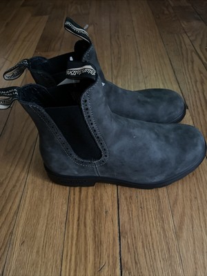 New W/O Box Blundstone Womenâs High-Top Chelsea Boot Size 9 Rustic Black BL1630 | eBay