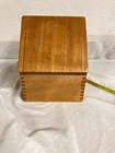Small Dovetailed Wood Box 6.5"X 6" X 4" Anything Box Storage  Stash Hinged Lid — photo 7