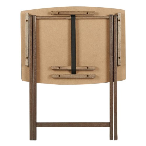 Mainstays Folding XL Oversized Tray Table 24"L x 18"W x 26“H Espresso - Picture 3 of 5