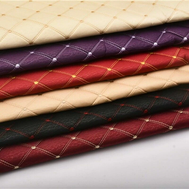 Tela esponja acolchada bordado grueso costura interior asiento coche material cojín Foto 2 de 4