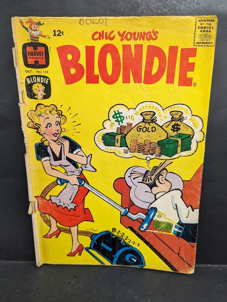 Harvey Comics Chic Young's Blondie #154 1950's Comic Book | eBay