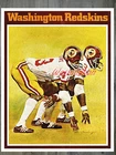 NFL Vintage Washington Redskins ART Reprint Color 8 X 10 Photo  Picture