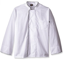 Dickies Mens Scrubs Cool Breeze Coat DC411 White Size Small NWT