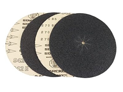Starcke Premium 7 Inch Slotted Edger Floor Sanding Discs - 8 Slots 5/16'' Hole