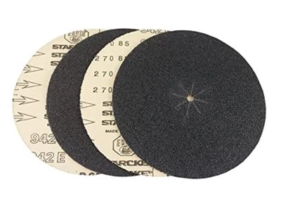 Starcke Premium 7 Inch Slotted Edger Floor Sanding Discs - 8 Slots 5/16" Hole