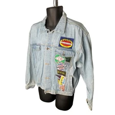 VIntage Kosmic Kozmic Blues International Jean Denim Jacket Mens Large