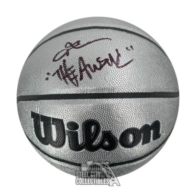 Allen Iverson The Answer Autographed Wilson Platinum Edition