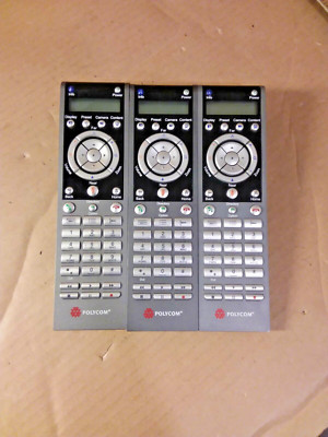 3 x Original Polycom HDX 2201-52556-001 Fernbedienung - getestet funktioniert, LESEN