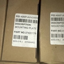 SIMPLEX | 49MP-AVVOWW Plate Mounting Wall White BRAND NEW