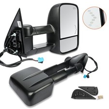 For 2003-2006 Chevy Silverado Pair Towing Mirrors Power Heated Wled Turn Signal