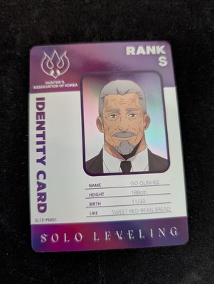 SL1E-PM-01 GO GUNHEE AUTHENTIC PACK FRESH Solo Leveling Mapniverse ID Card