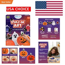 Halloween Craft Magic: Mess-Free DIY Kit for Kids   608 Pieces Included