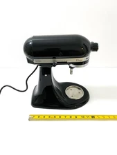 KitchenAid K45SSOB Standalone Mixer - Onyx Black - w/ 2 attachments Works Great!