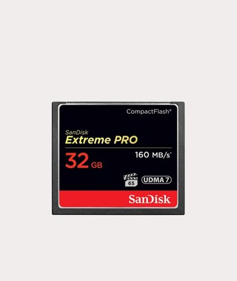 SanDisk Extreme PRO CompactFlash Memory Card - up to 160 MB/s read speed